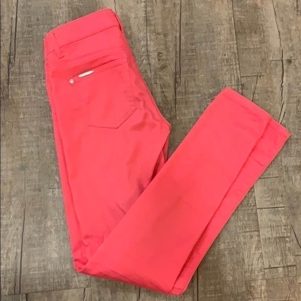 Women’s Celebrity Pink Skinny Jeans Size 3 Fuchsia Rose Stretch‎ Denim